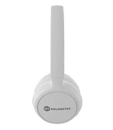 Fone de Ouvido Headset Bluetooth com Microfone e Entrada para Micro Cartão de Memória Branco GT Go Goldentec - 63283
