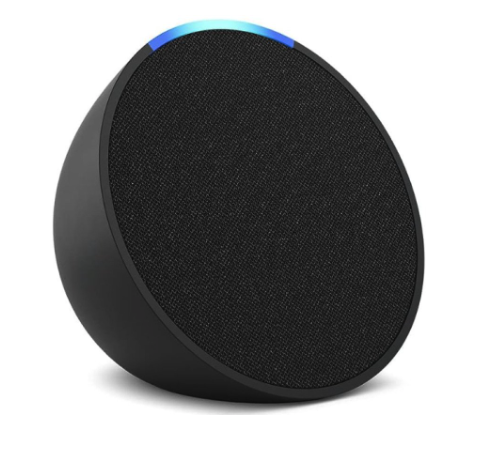 Alexa Echo Pop Smart Amazon Speaker Som Envolvente Preto