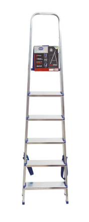 Escada de Alumínio 6 Degraus Mor - 5104