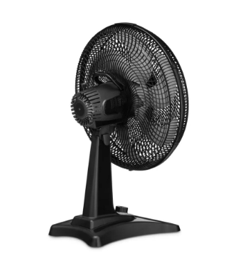 Ventilador de Mesa Multilaser 40CM 127 Volts 135 Watts 6 Pás Multi Turbo Preto - VL401