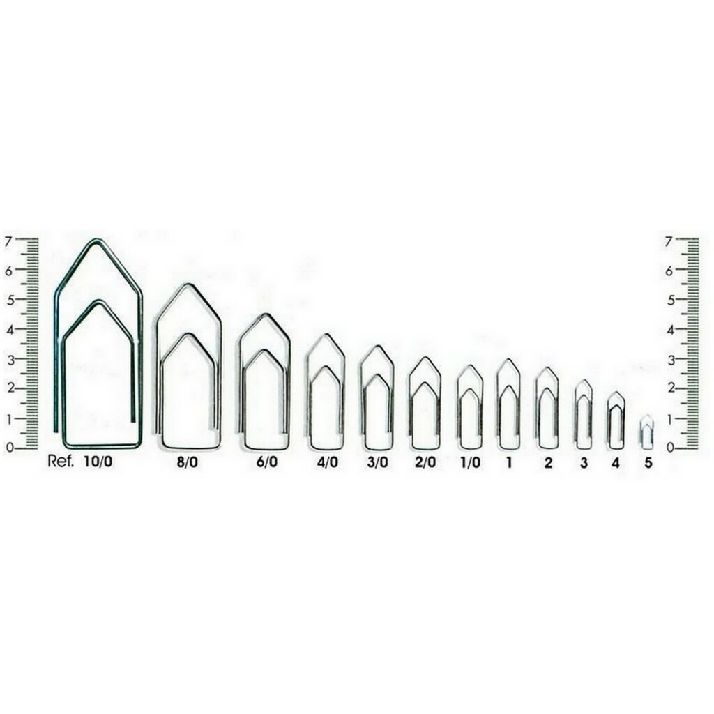 Clips Metálico Galvanizado 8/0 BRW - Caixa com 500 Gramas - CL5008
