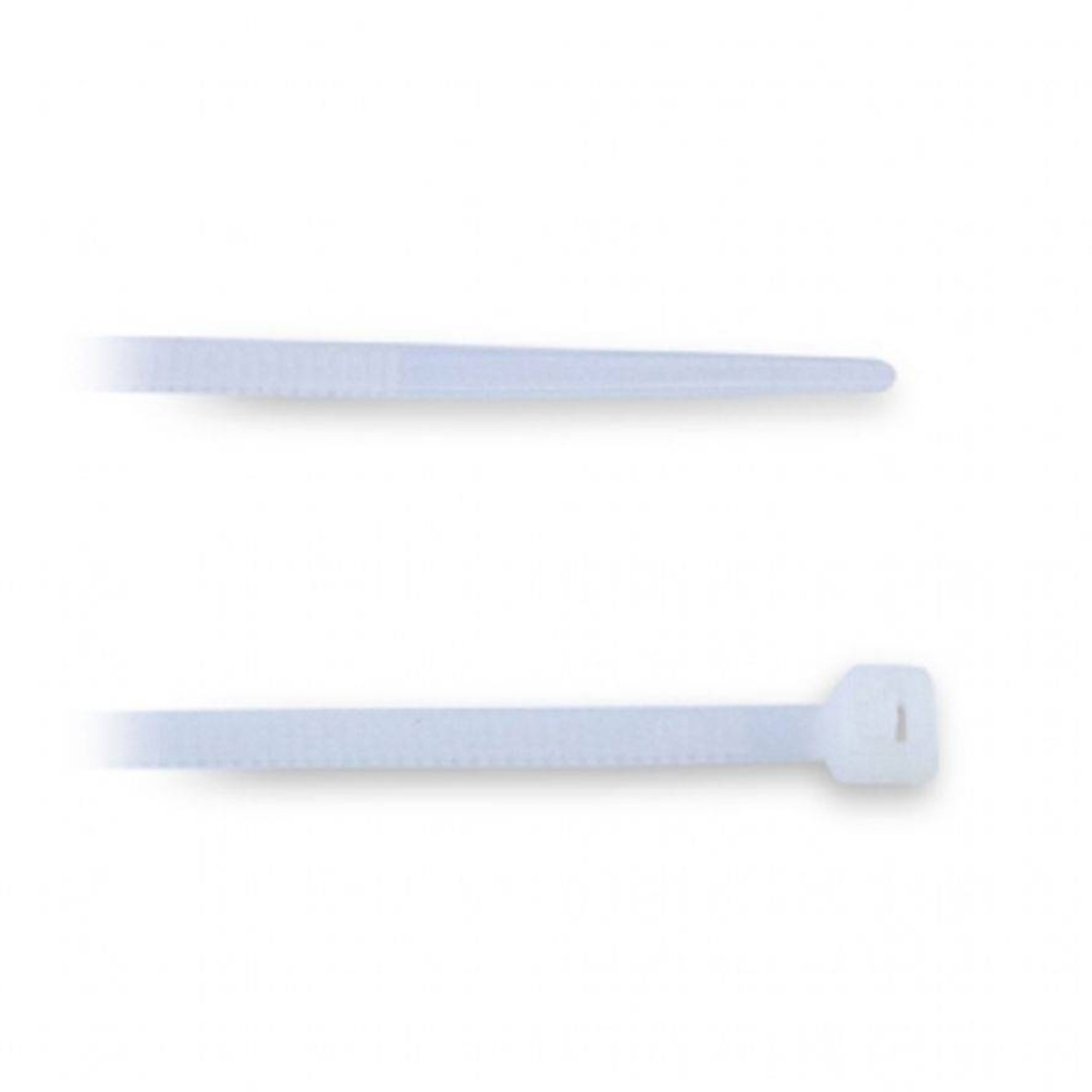 Abraçadeira Plástica Force Line 4,8 x 200mm Branco 0600500014 - Pacote com 100 Unidades