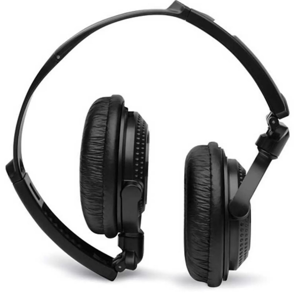 Fone de Ouvido Headphone Dobrável com Plug P2 Preto Profissional Maxprint - 603621