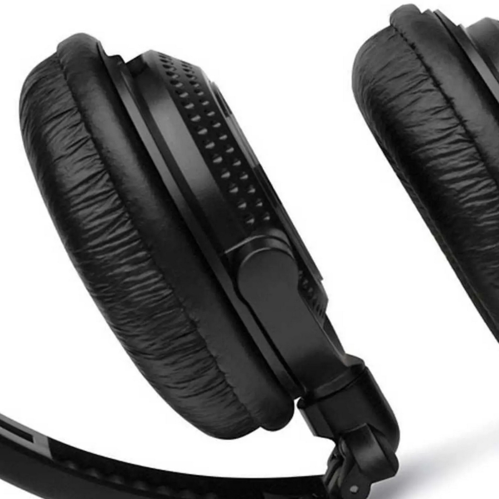 Fone de Ouvido Headphone Dobrável com Plug P2 Preto Profissional Maxprint - 603621