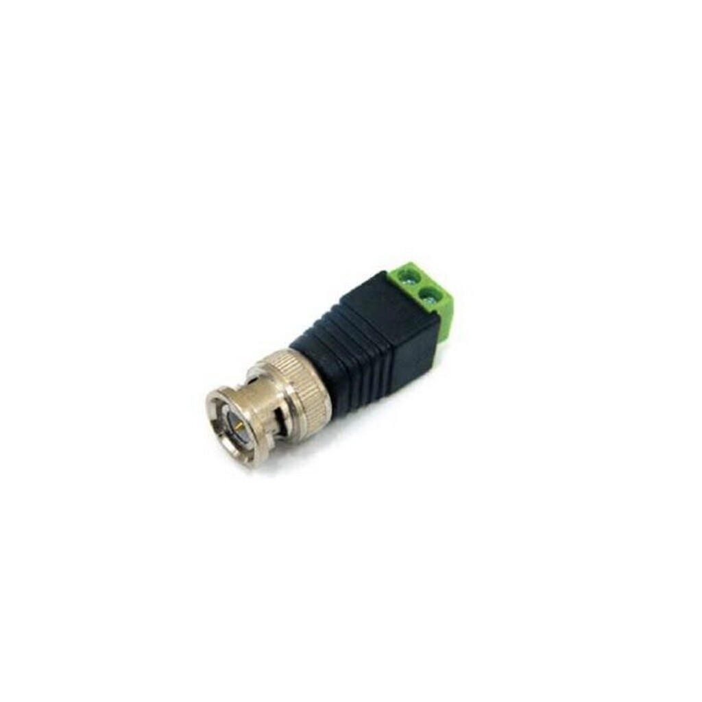Conector BNC RG59 Macho Fasgold Parafusável com Mola Vendido Blister com 5 Conectores - FS-497