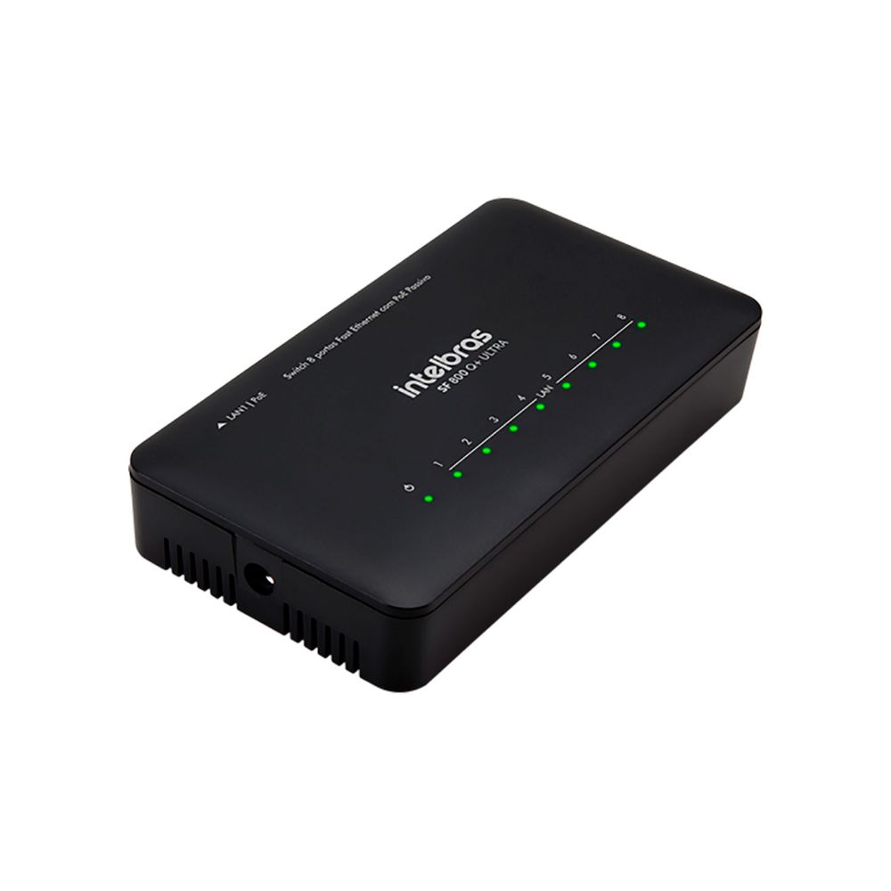 Switch 8 Portas Fast SF 800 Q+ ULTRA Proteção Antissurto Intelbras