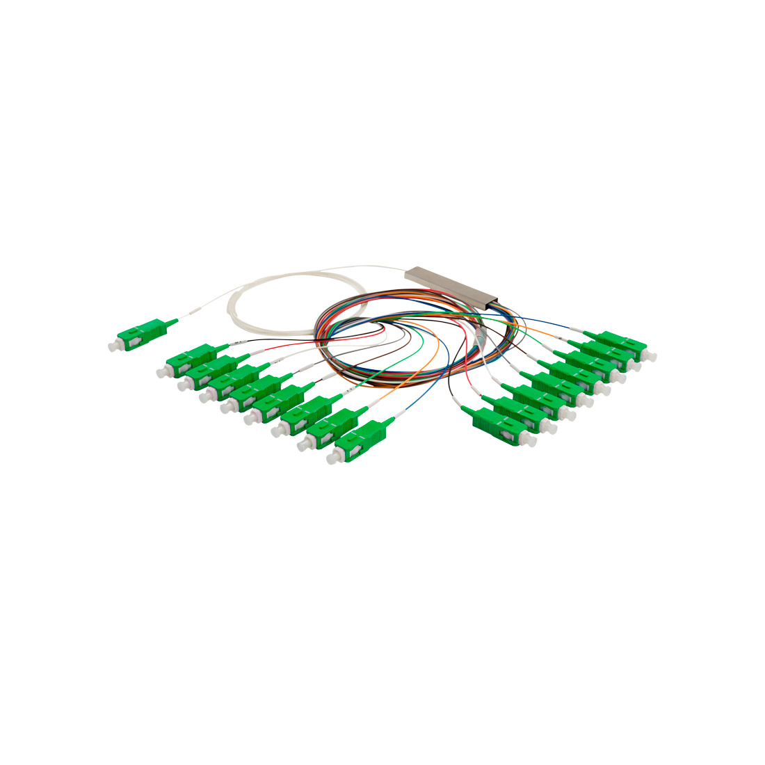 Splitter Óptico Balanceado XFS 1161 Intelbras 1 x 16 SC UPC
