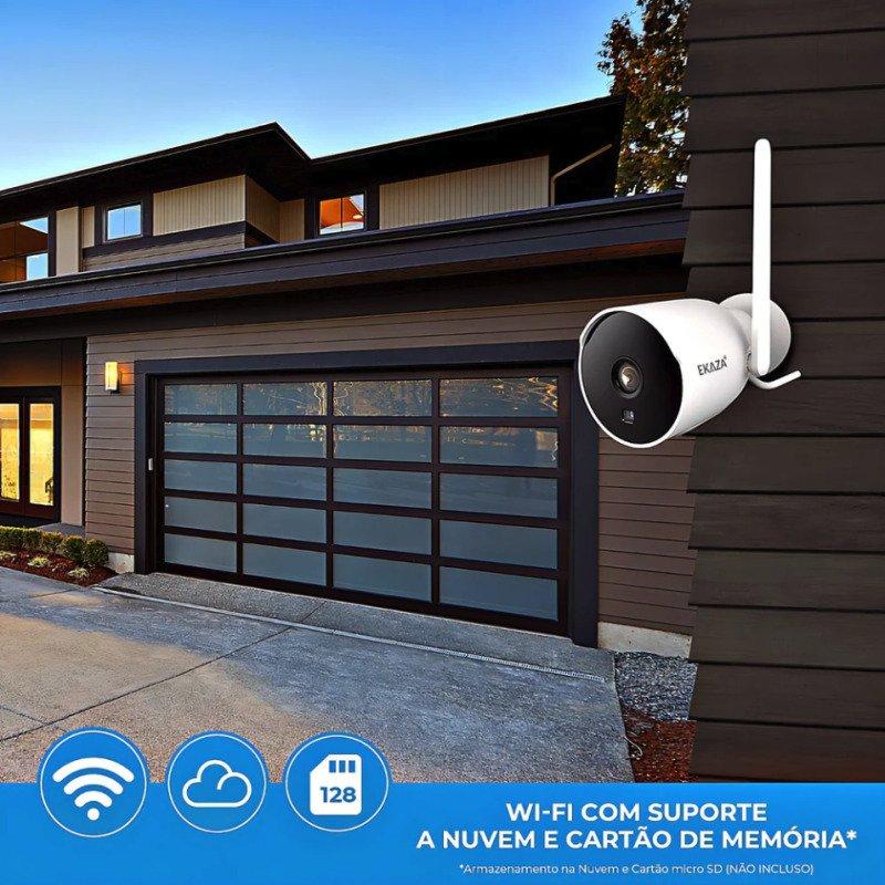 INSTALAÇÃO INCLUSA Câmera Externa Inteligente Ekaza EKJST2233