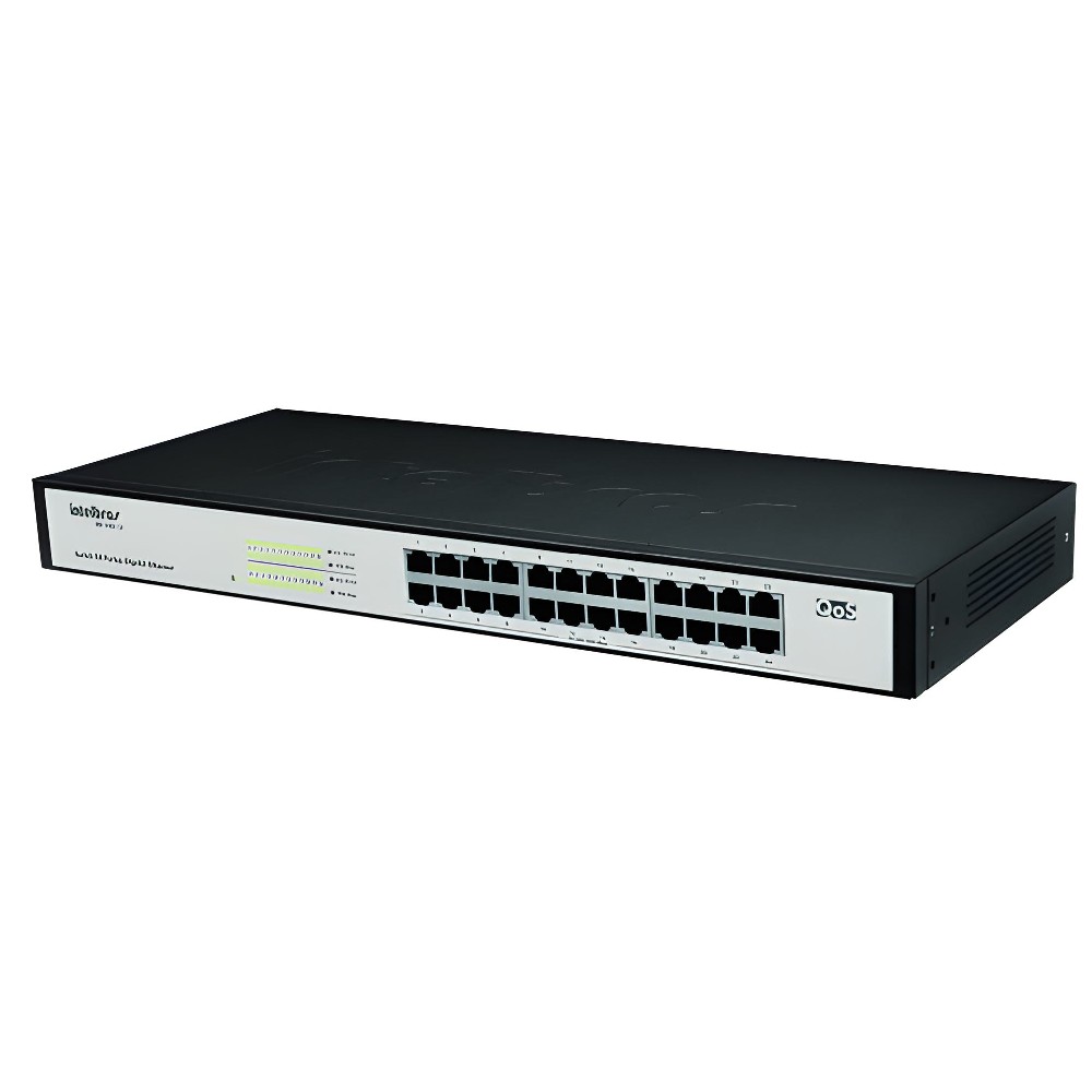 Switch 24 Portas Gigabit Ethernet SG 2400 QR Intelbras