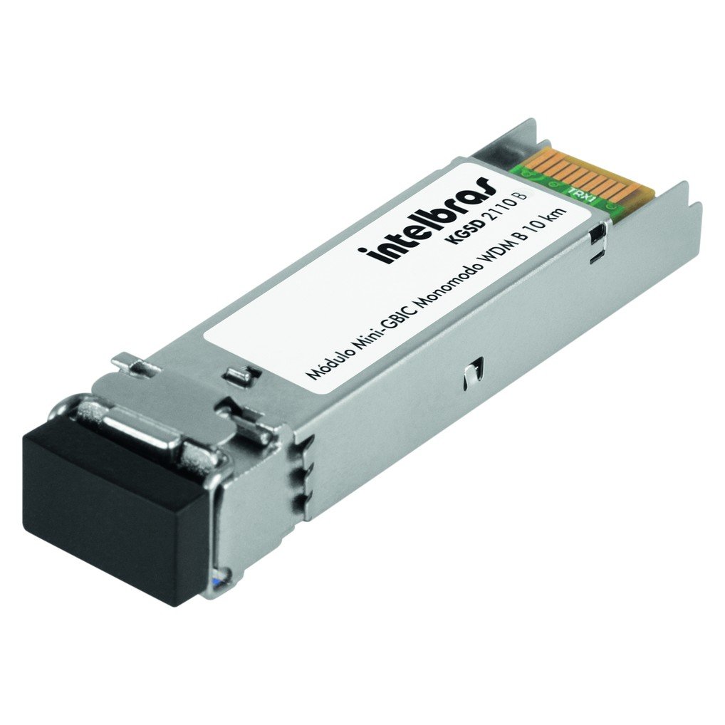 Módulo Mini-GBIC Gigabit Monomodo 10 Km Intelbras KGSD 2110 B