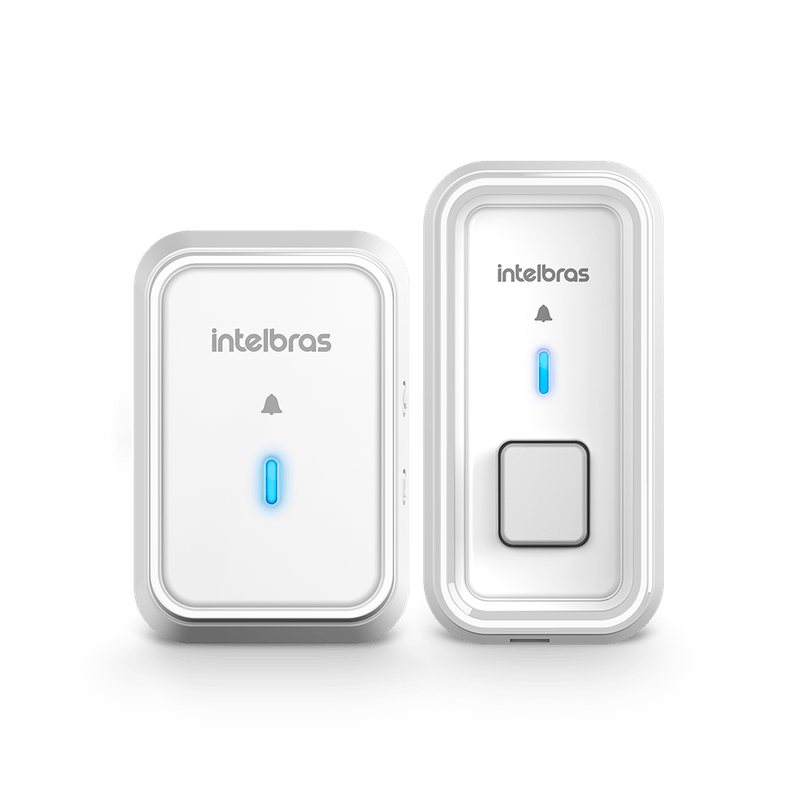 Campainha Sem Fio com Bateria Intelbras CIB 101 Branca
