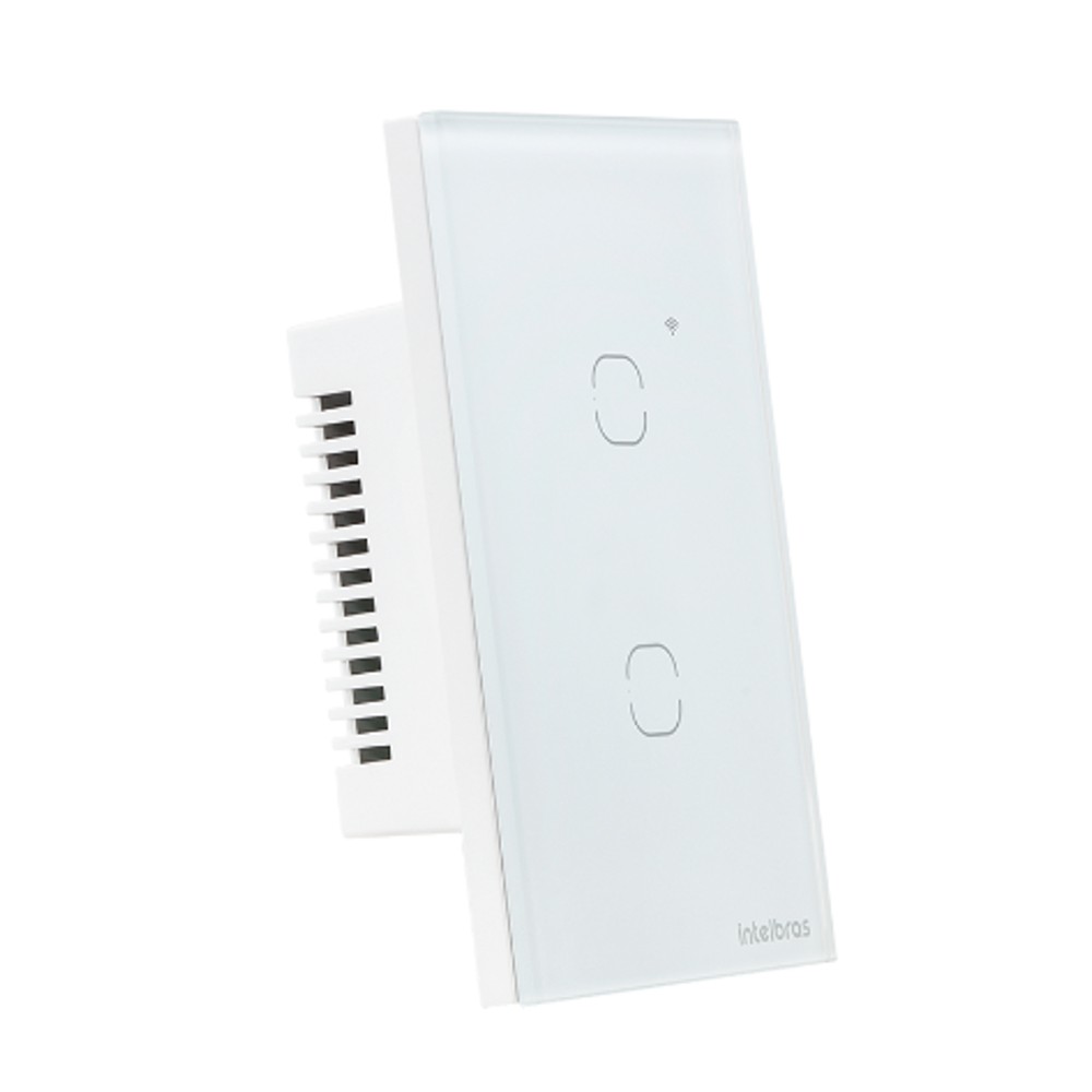 Interruptor Touch Inteligente Wi-Fi Intelbras MIS 1002 Branco
