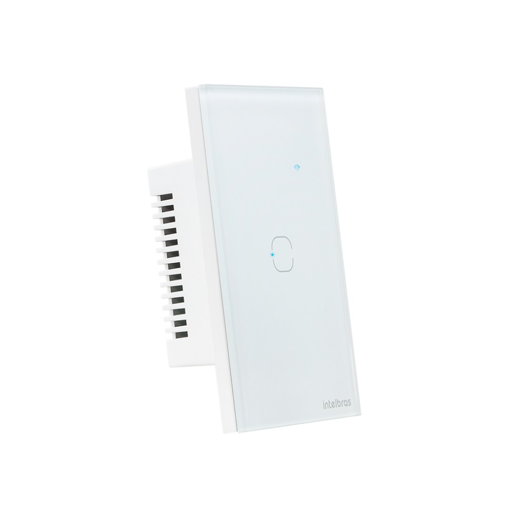 Interruptor Touch Inteligente Wi-Fi Intelbras MIS 1001 Branco