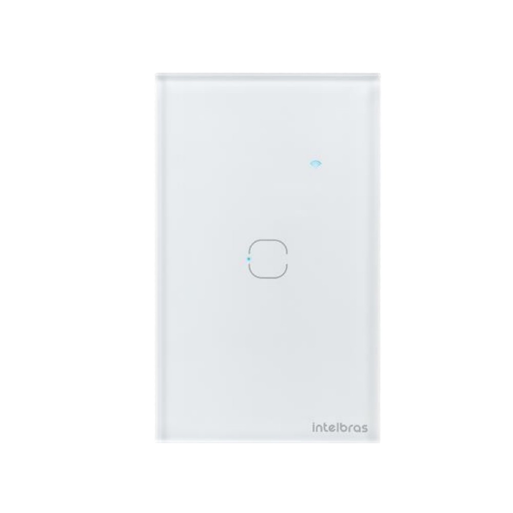 Interruptor Touch Inteligente Wi-Fi Intelbras MIS 1001 Branco