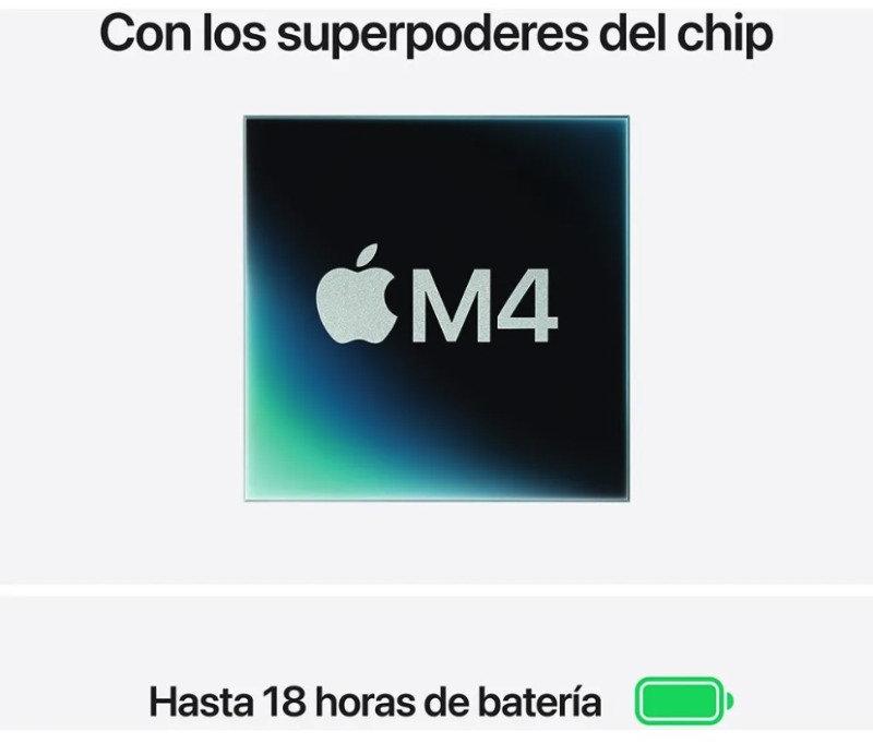 MacBook Air 15.3″ Chip M4 16 GB RAM 512 GB SSD Silver