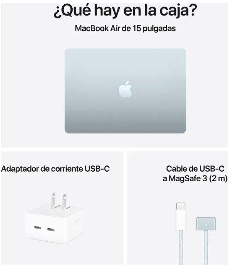 MacBook Air 15.3″ Chip M4 16 GB RAM 512 GB SSD Silver