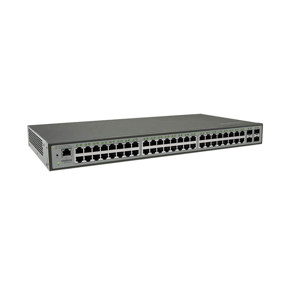 Switch Gerenciável 48P Giga SG 5204 MR L2+ SKD Intelbras