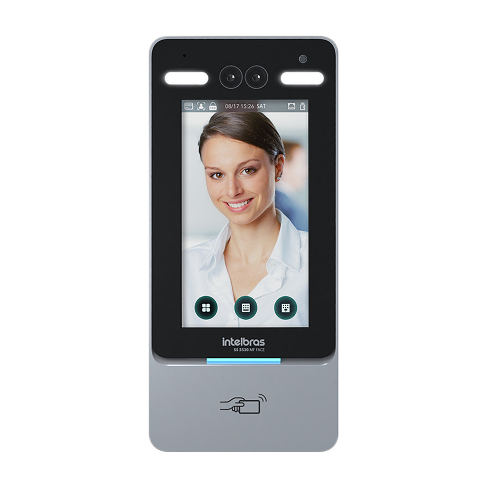 Controlador de Acesso Facial SS 5530 MF FACE Intelbras