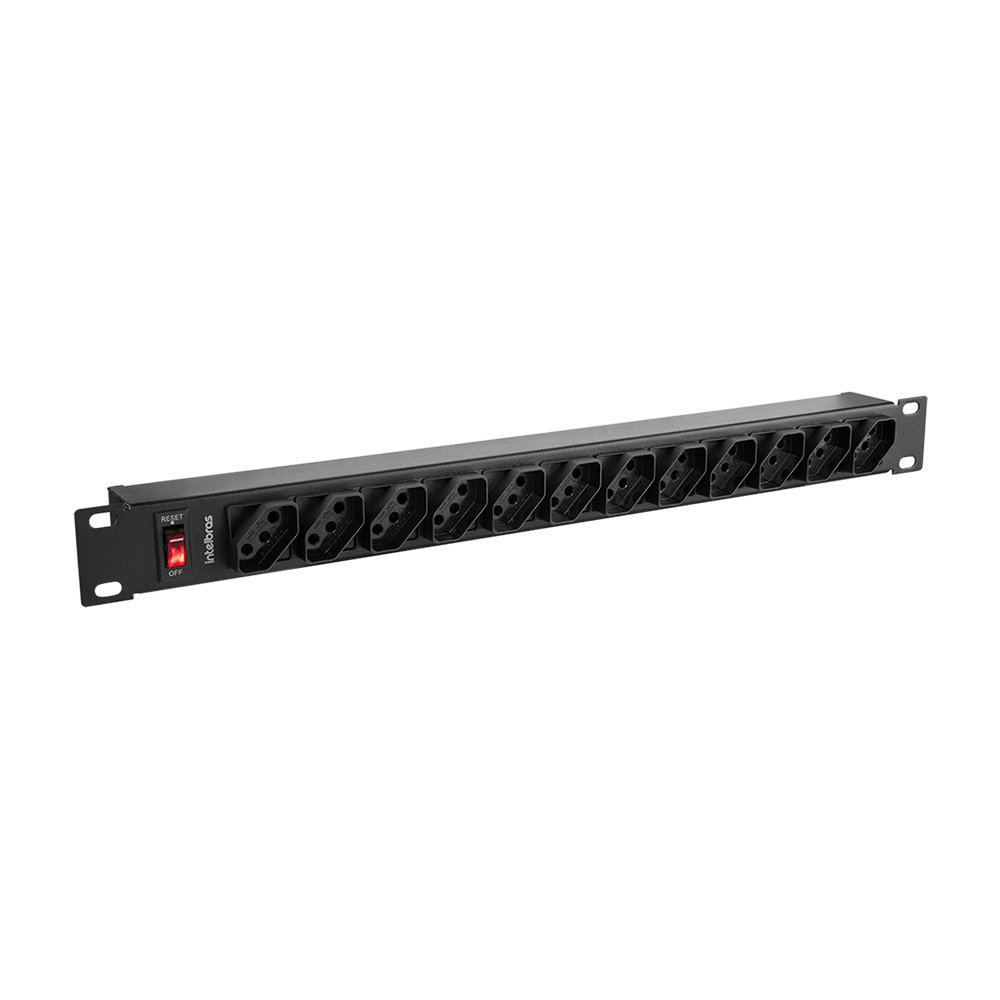 Protetor Eletrônico Intelbras com 12 Tomadas para Rack EPR 212