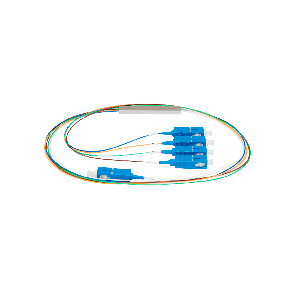 Splitter Óptico Balanceado 1 x 8 SC - UPC Intelbras XFS 181