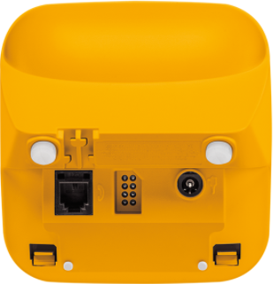 Telefone Sem Fio TS 3110 Branco e Amarelo Intelbras