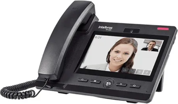 Telefone IP Giga TIP 638V Vídeo Chamada Intelbras