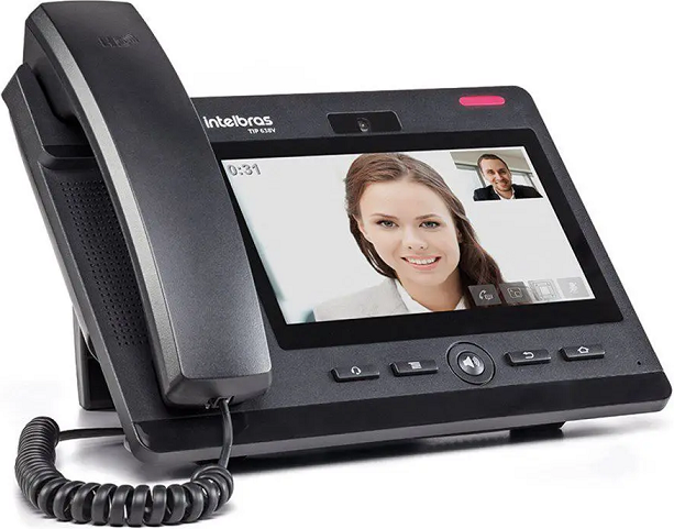 Telefone IP Giga TIP 638V Vídeo Chamada Intelbras