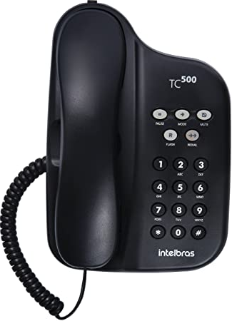 Telefone Sem Chave Intelbras TC 500 Preto