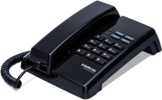 Telefone Preto Intelbras TC 50 Premium