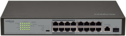 Switch 16P Fast PoE 1P Gigabit SF 1811 PoE Intelbras