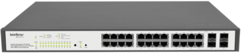 Switch Gerenciável 24 Portas Gigabit Intelbras SG 2404 PoE