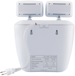 Bloco Iluminação de Emergência Intelbras BLA 2000