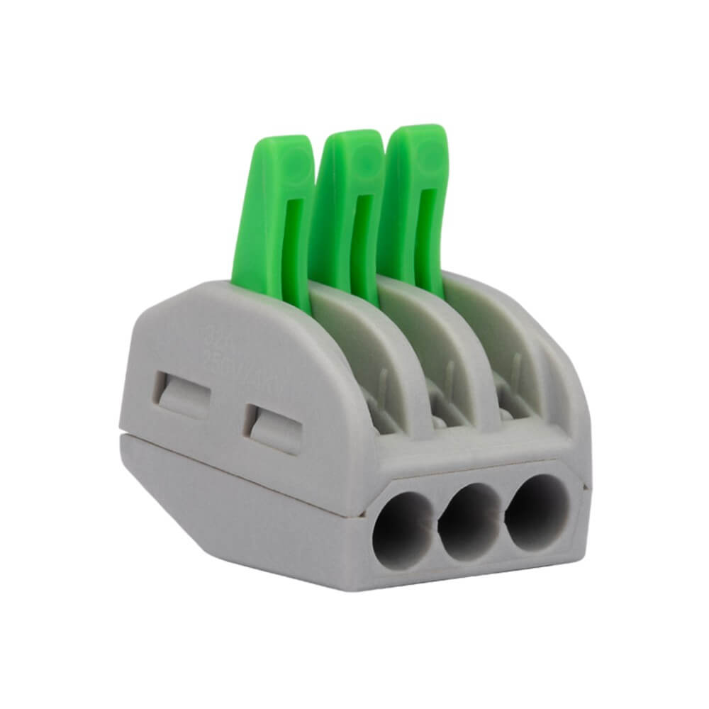 Conector Fios 4 mm Conex 1000 Clip 2 Vias Intelbras Pacote 6 Peças