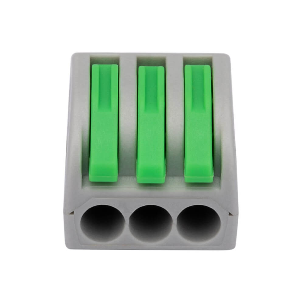 Conector Fios 4 mm Conex 1000 Clip 2 Vias Intelbras Pacote 6 Peças