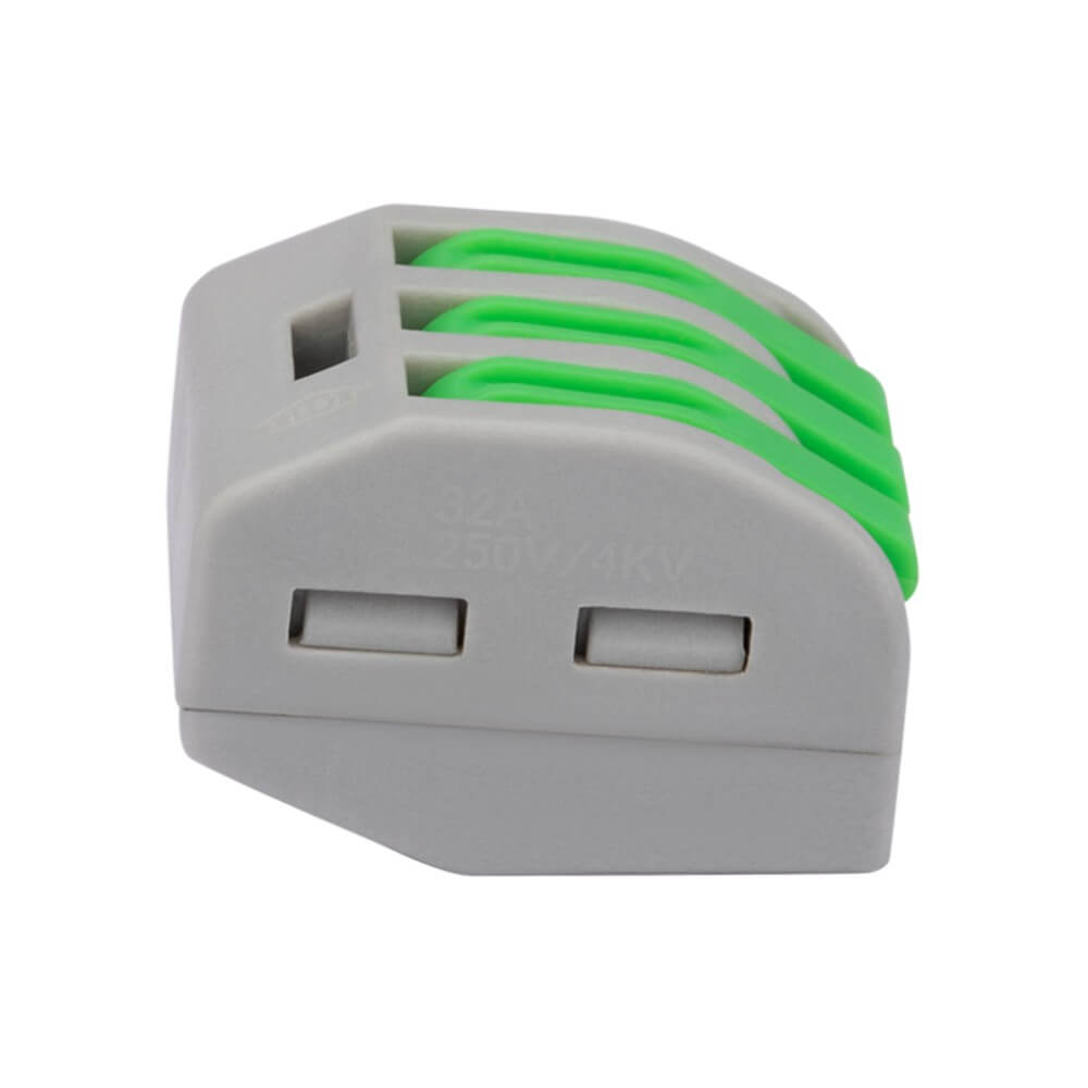 Conector Fios 4 mm Conex 1000 Clip 2 Vias Intelbras Pacote 6 Peças