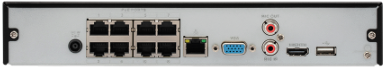 NVD 8 Canais IP POE HD 1 TB NVD 3308P Intelbras