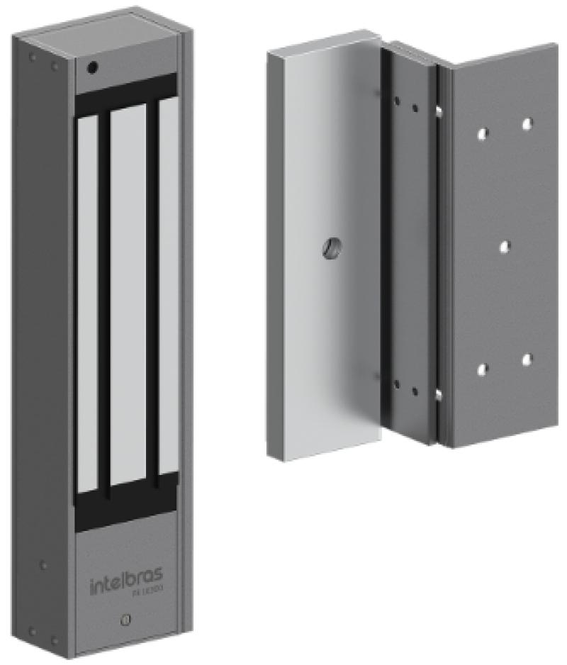 Fechadura Eletroímã 300 Kgf com Sensor FE 10300 Intelbras