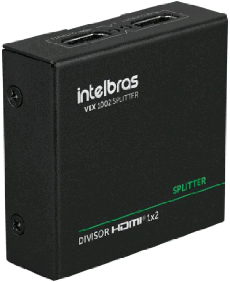 Divisor HDMI Splitter 1x2 Intelbras VEX 1002