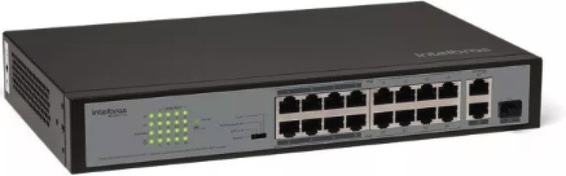 Switch 16P Fast PoE 1P Gigabit SF 1811 PoE Intelbras