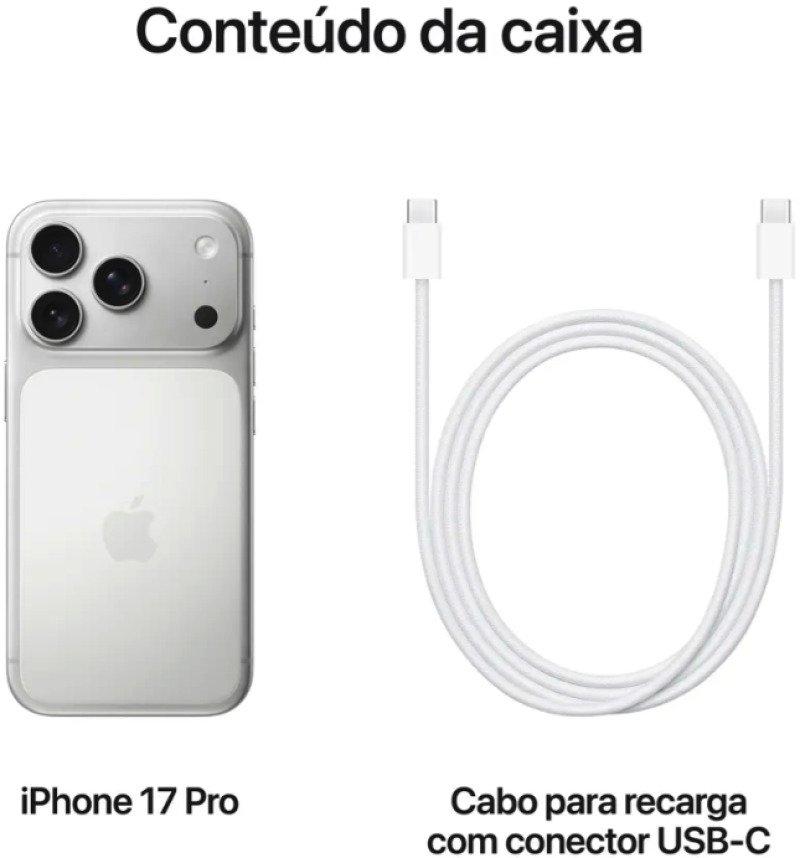 Apple iPhone 17 Pro 256 GB Branco 5G