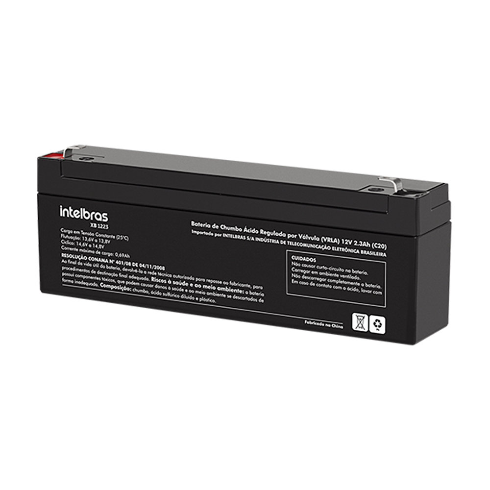 Bateria chumbo-ácido 12V Intelbras XB 1223