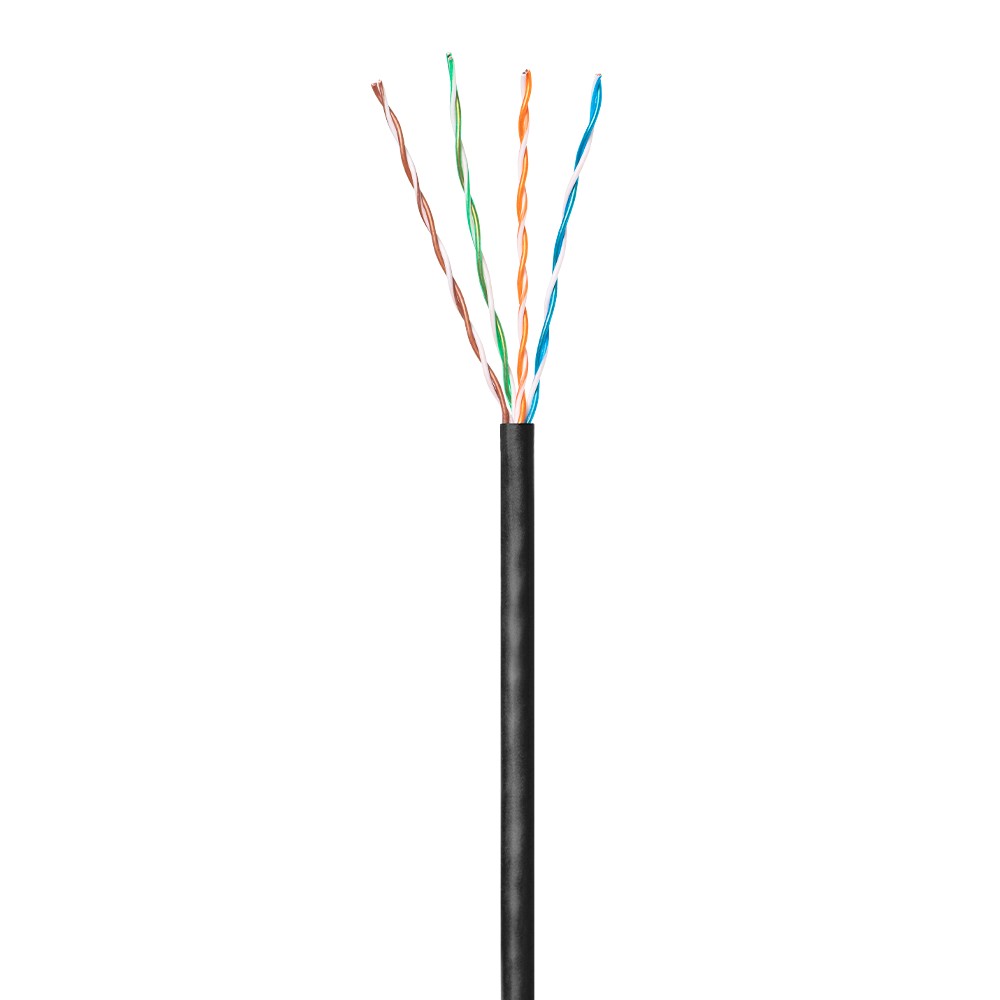 Cabo Lan UTP 4P Cat5e 100m CMX Preto IMPACT IL5CPR Intelbras