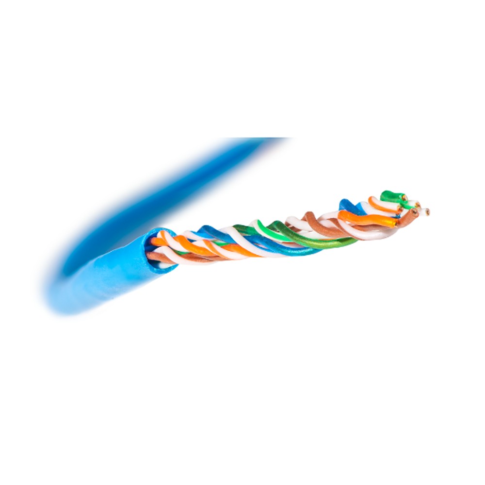 Cabo Lan UTP 4P Cat6 305m LSZH Azul IMPACT GIGA IG6LAZ Intelbras