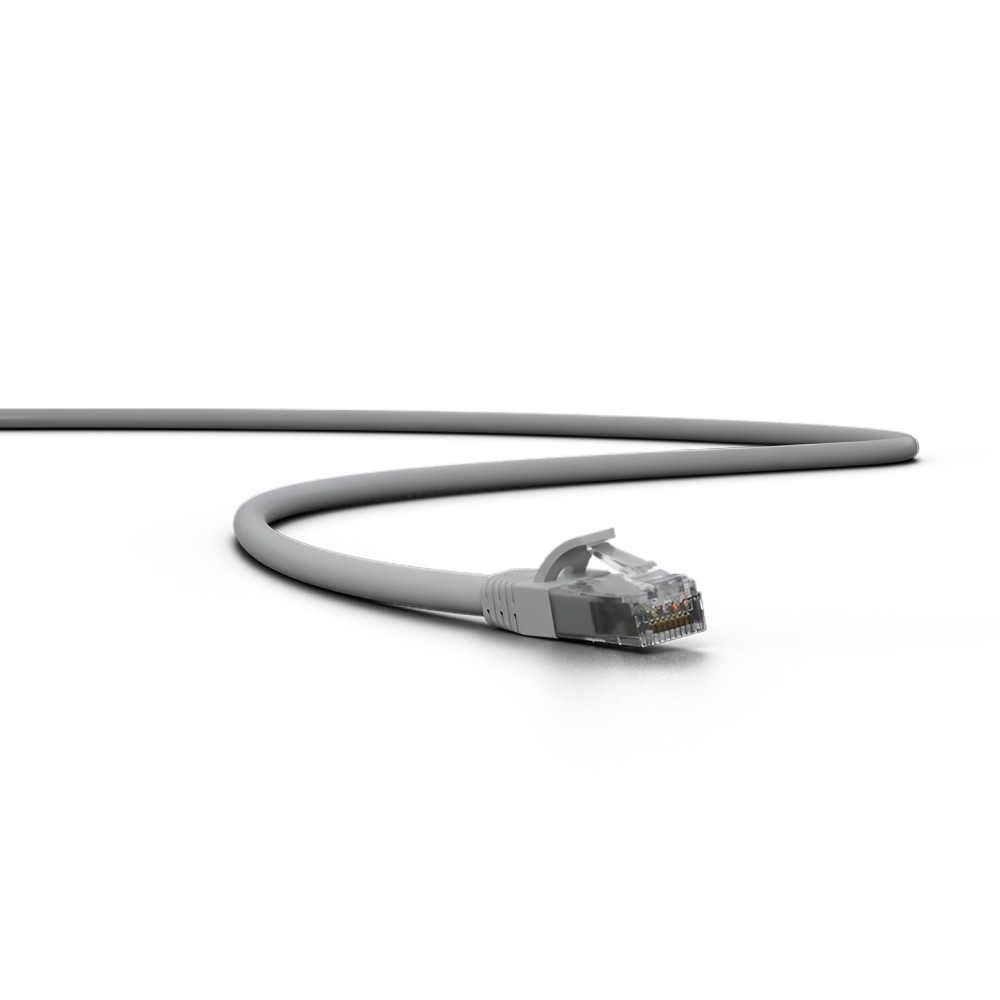 Patch Cord Impact Giga U/UTP 4P Cat6 Cinza 0,5m LSZH Intelbras