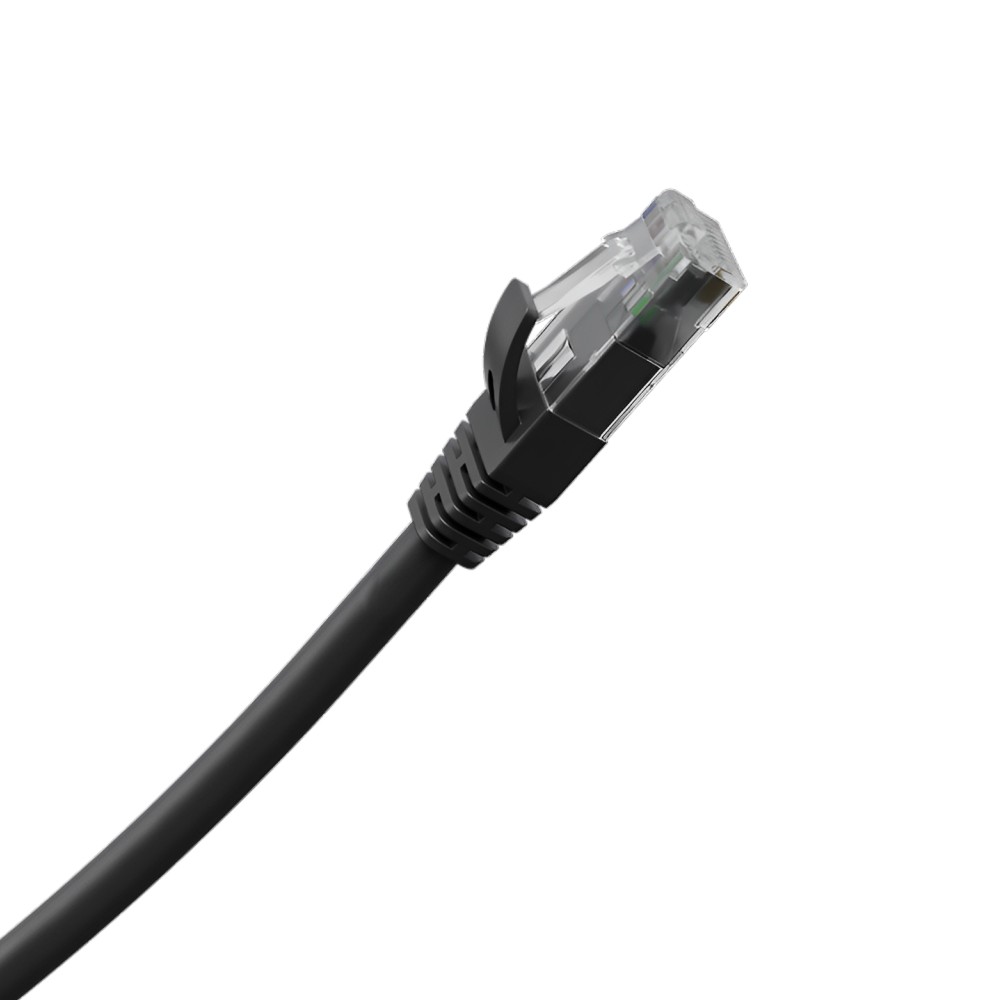 Patch Cord Impact Giga U/UTP 4P Cat6 Preto 1m LSZH Intelbras