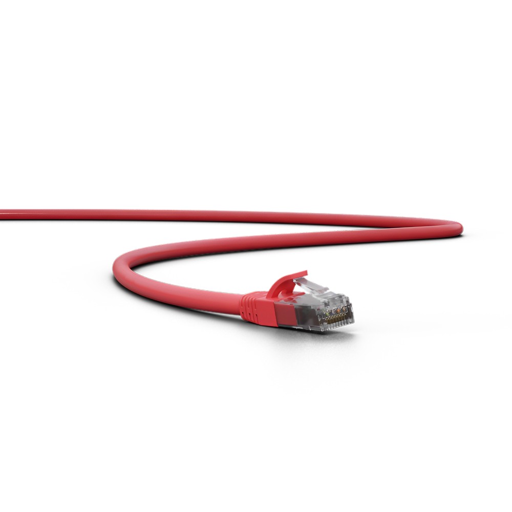 Patch Cord Impact Giga U/UTP 4P Cat6 Vermelho 2m LSZH Intelbras
