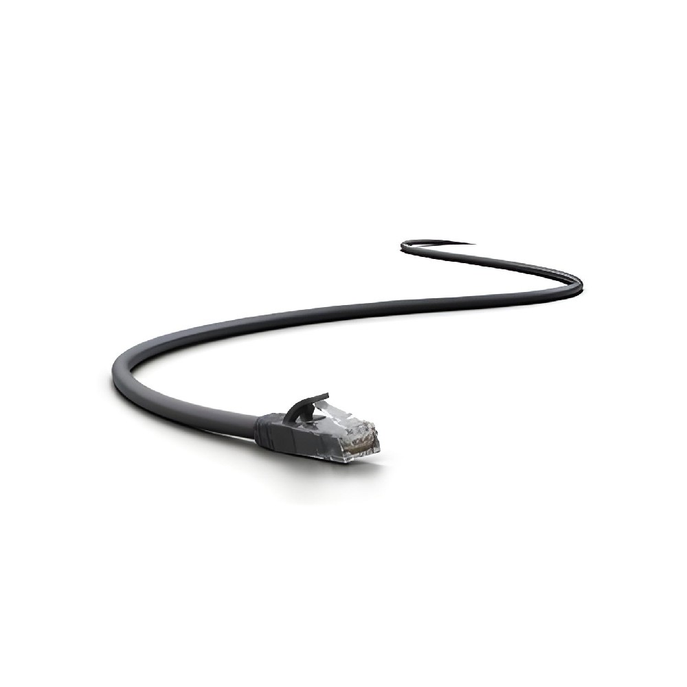 Patch Cord Impact Giga UTP Cat6 Preto 2m Intelbras