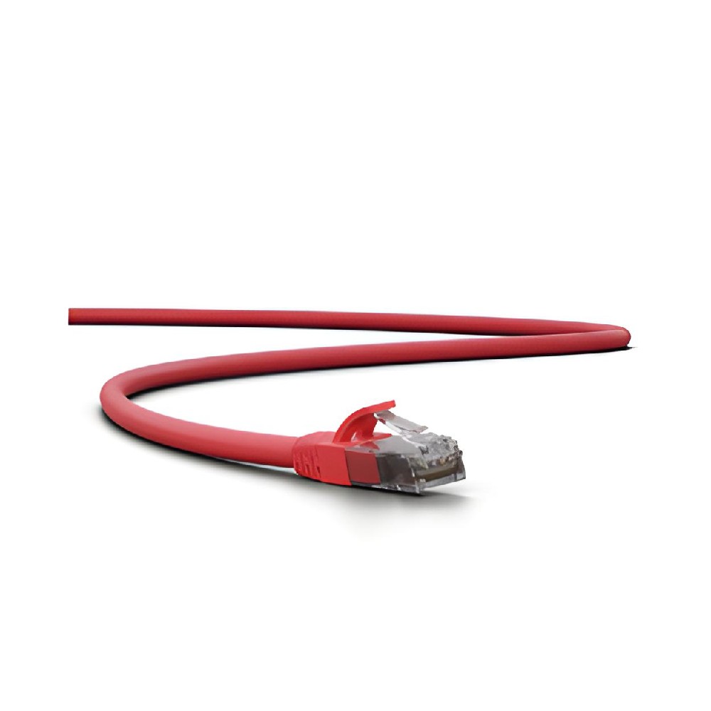 Patch Cord Impact Giga UTP Cat6 Vermelho 1m Intelbras