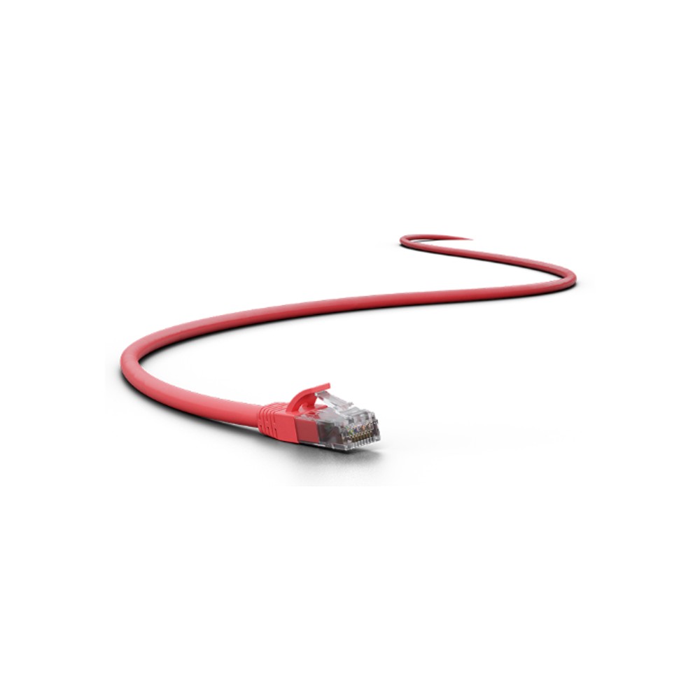 Patch Cord Impact Giga UTP Cat6 Vermelho 2m Intelbras