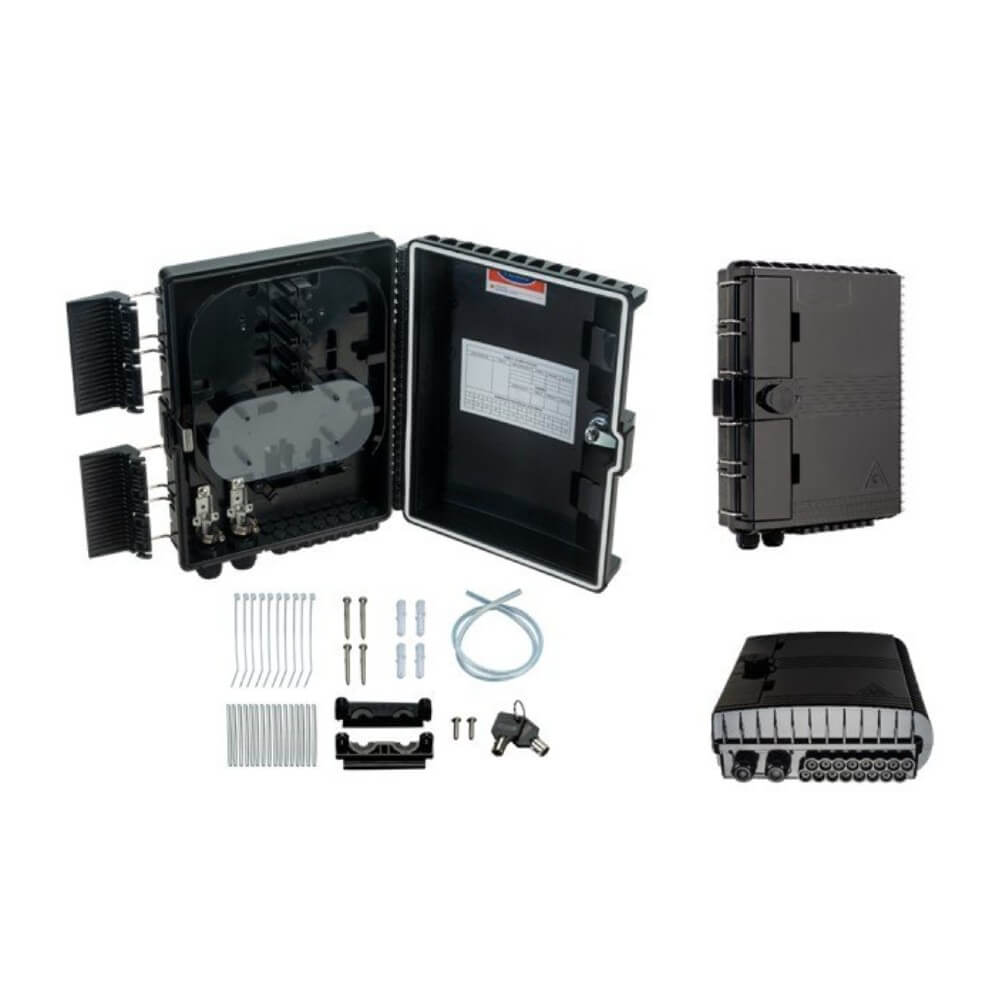 Caixa Terminação Óptica Aérea com Splitter1x16SC APC XFCT 1616 Intelbras
